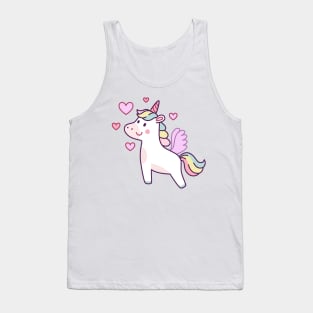 Cute Girl Unicorn Tank Top